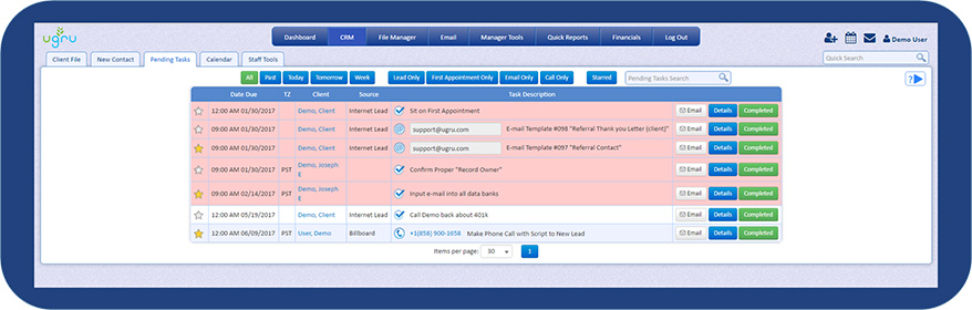 crm for financial advisors